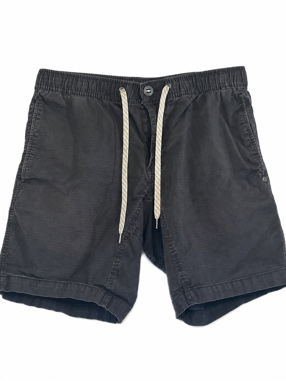 Vuori Organic Cotton Ripstop Shorts in Gray Mens Size Medium